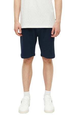 relaxed sweatshort donkerblauw