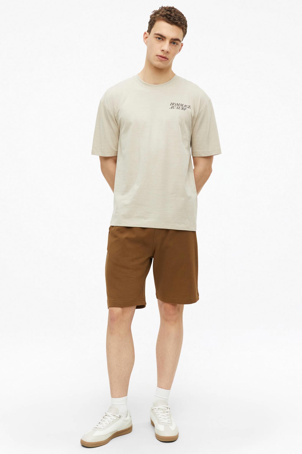 s.Oliver relaxed sweatshort bruin
