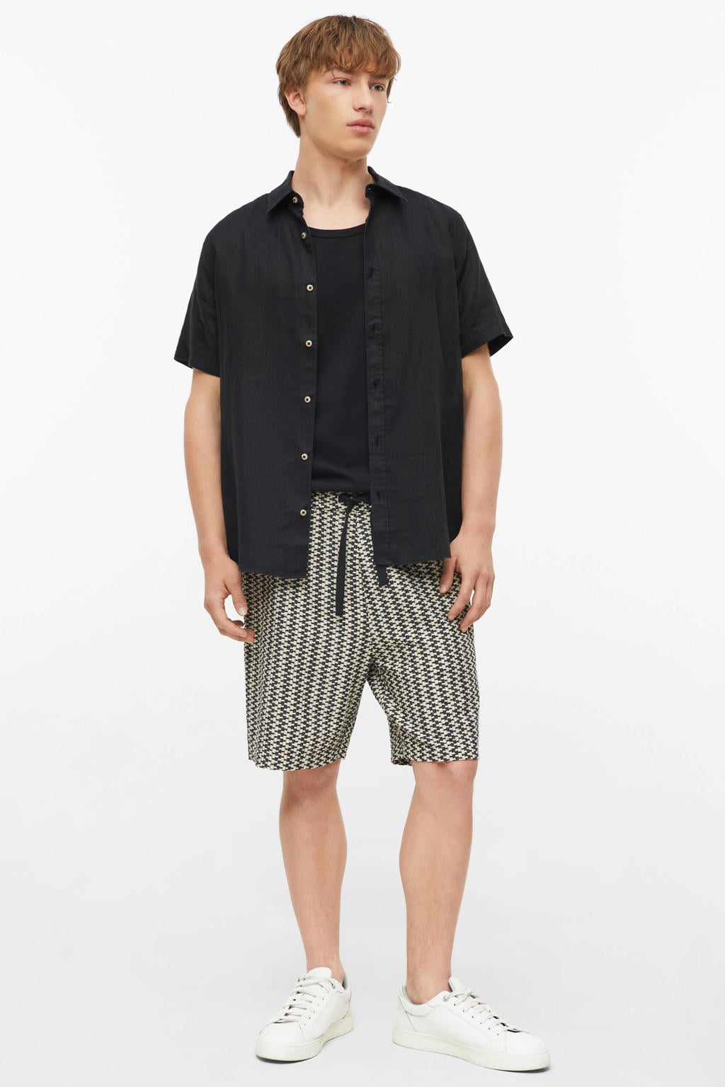 s.Oliver regular casual short zwart