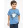 s.Oliver T-shirt met pailletten blauw