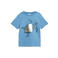 s.Oliver T-shirt met pailletten blauw