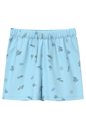 casual short lichtblauw