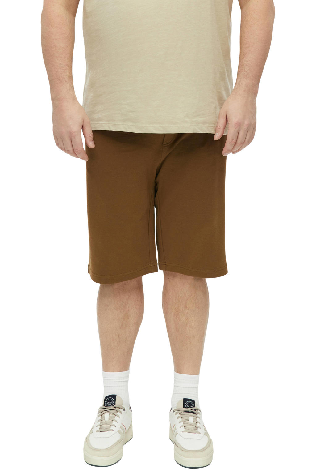 s.Oliver Big Size regular casual short bruin