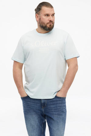 regular T-shirt lichtblauw