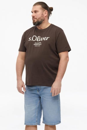 regular T-shirt bruin
