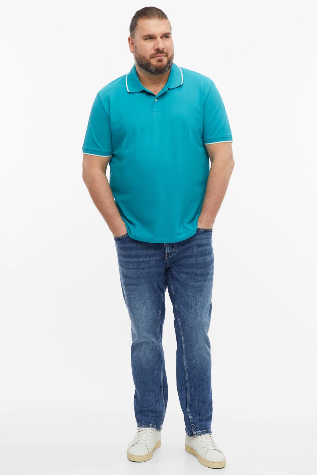 s.Oliver Big Size polo petrol