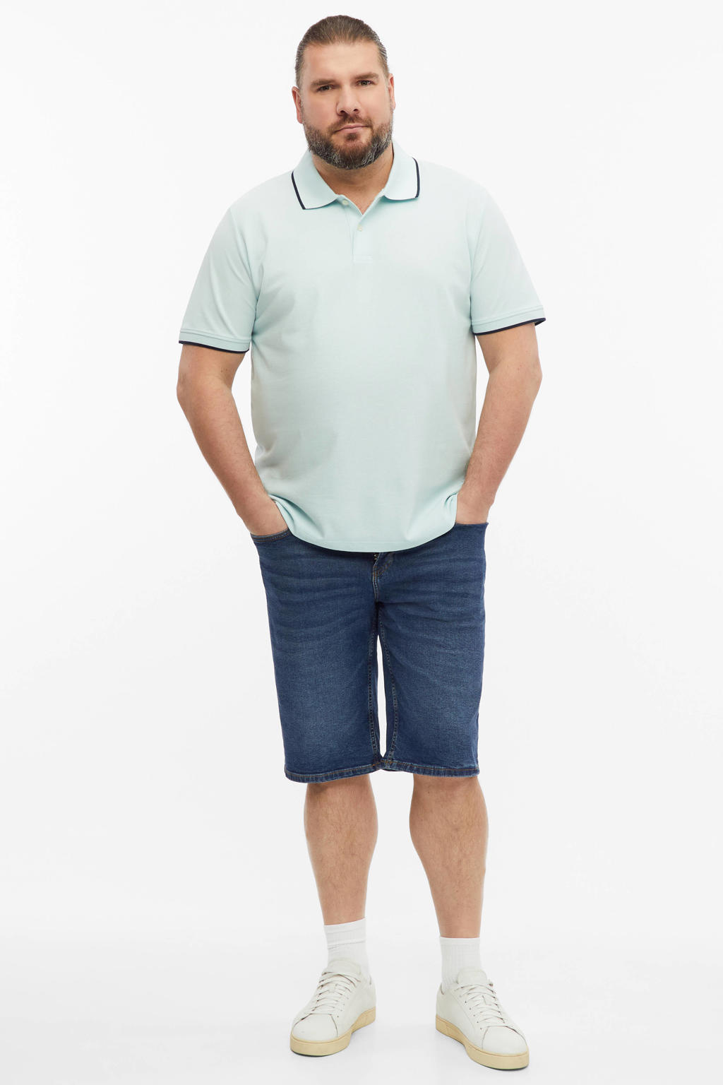 s.Oliver Big Size polo turquoise