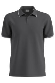 thumbnail: Antraciete heren s.Oliver Big Size polo van katoen