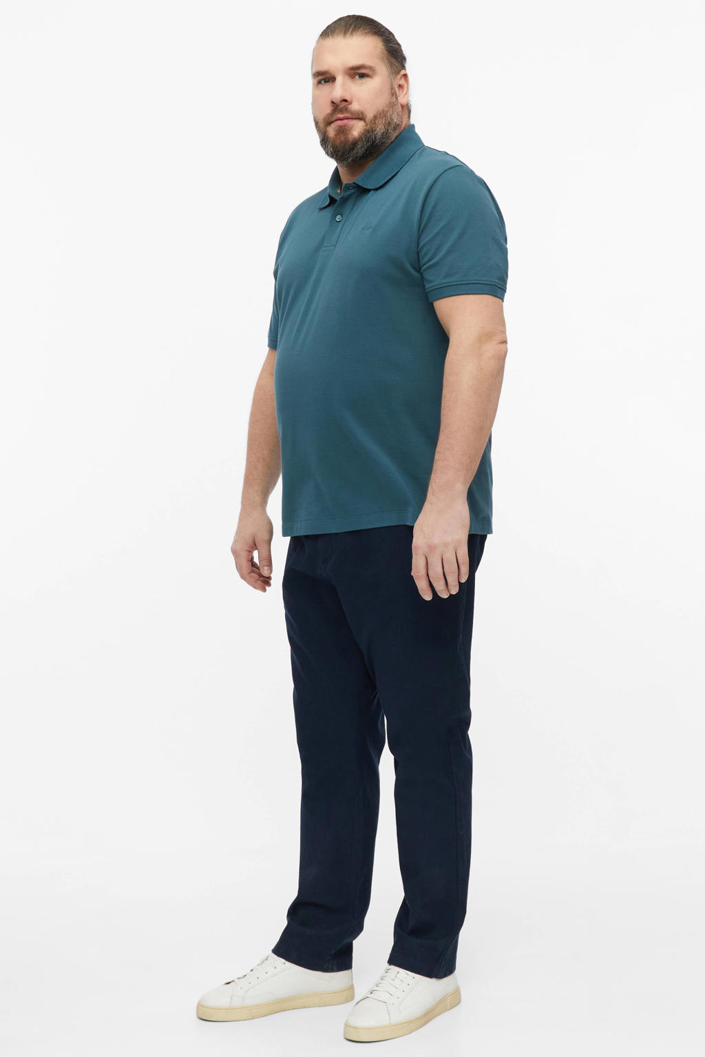 s.Oliver Big Size regular polo blauw