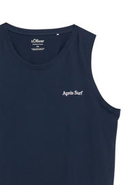 thumbnail: s.Oliver Big Size tanktop donkerblauw