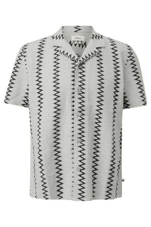 regular casual overhemd beige