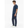 s.Oliver regular casual overhemd met linnen donkerblauw