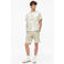 s.Oliver regular casual overhemd met linnen beige