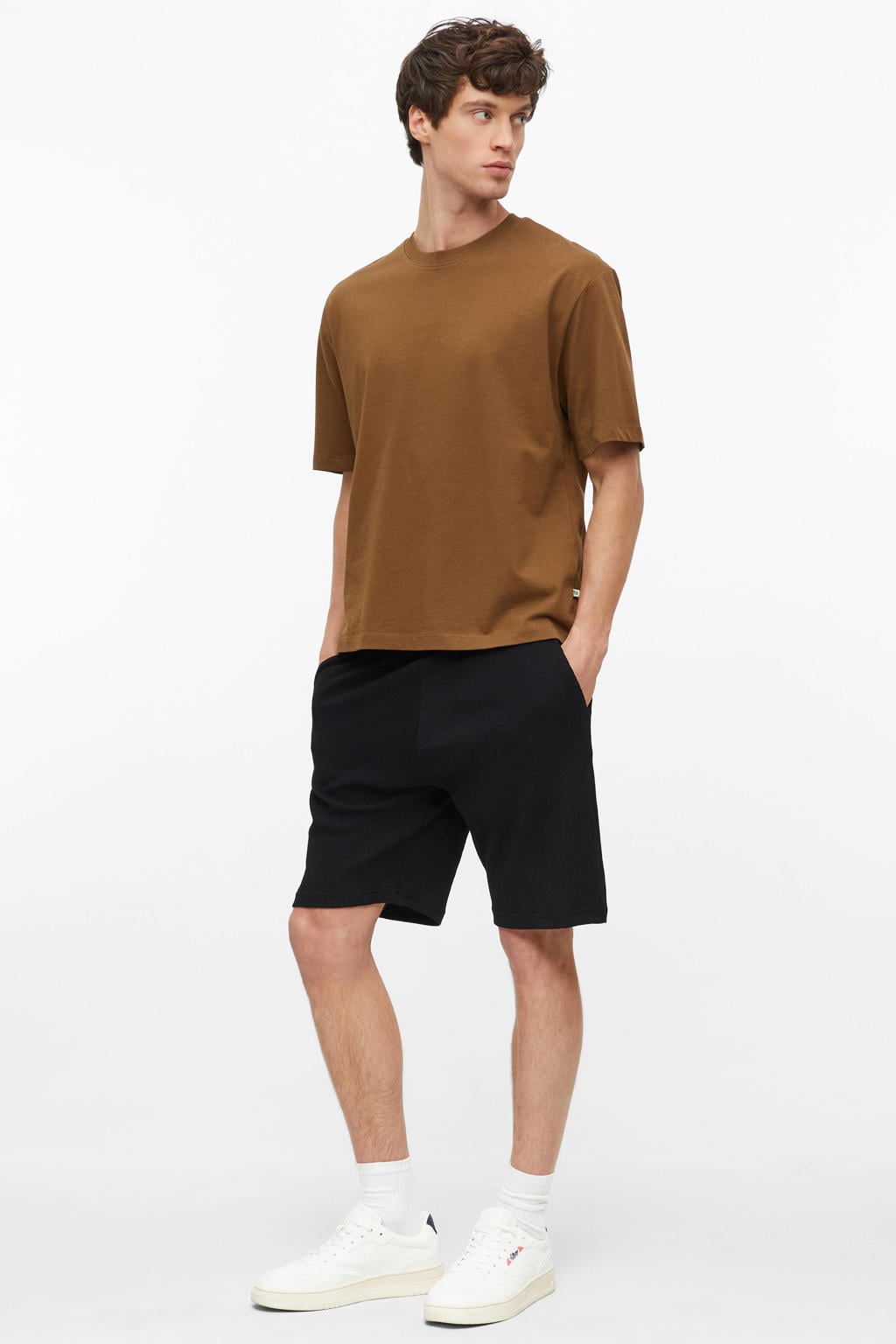 s.Oliver regular T-shirt bruin