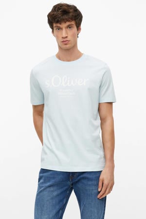 regular T-shirt lichtblauw