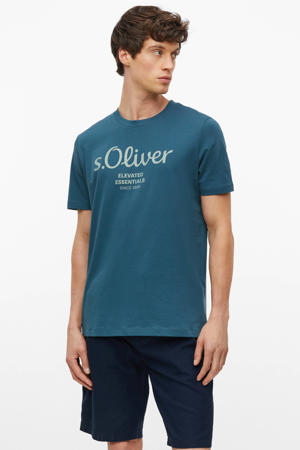 regular T-shirt petrol