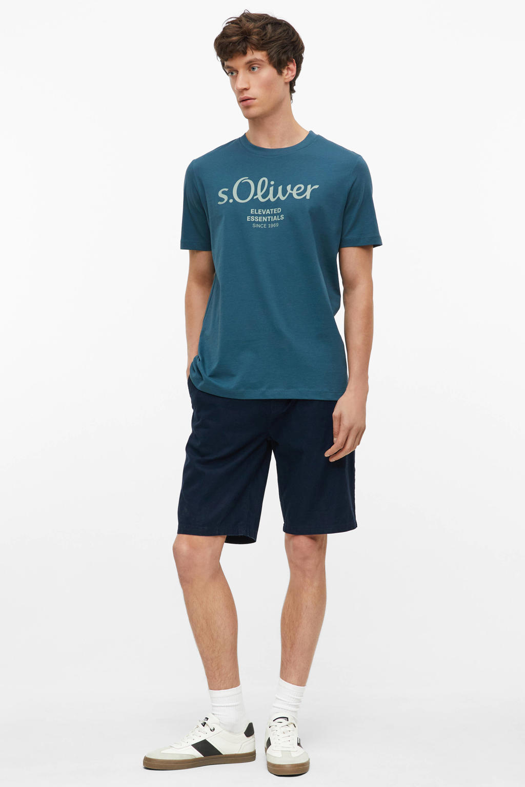 s.Oliver regular T-shirt petrol