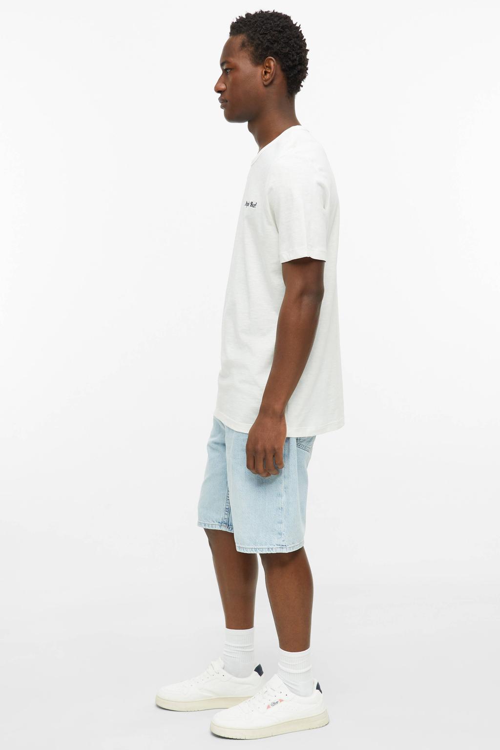 s.Oliver regular fit T-shirt met print - ecru
