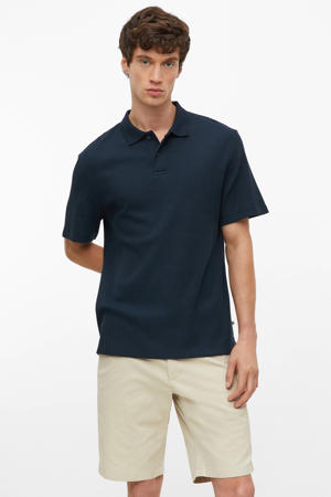 regular polo donkerblauw