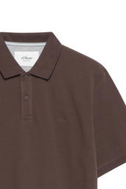 thumbnail: s.Oliver regular polo donkerbruin