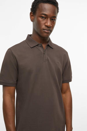 regular polo donkerbruin
