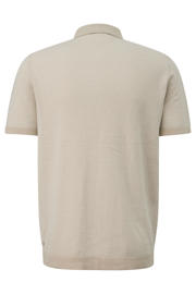 thumbnail: s.Oliver regular polo met textuur beige