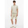 s.Oliver regular polo met textuur beige