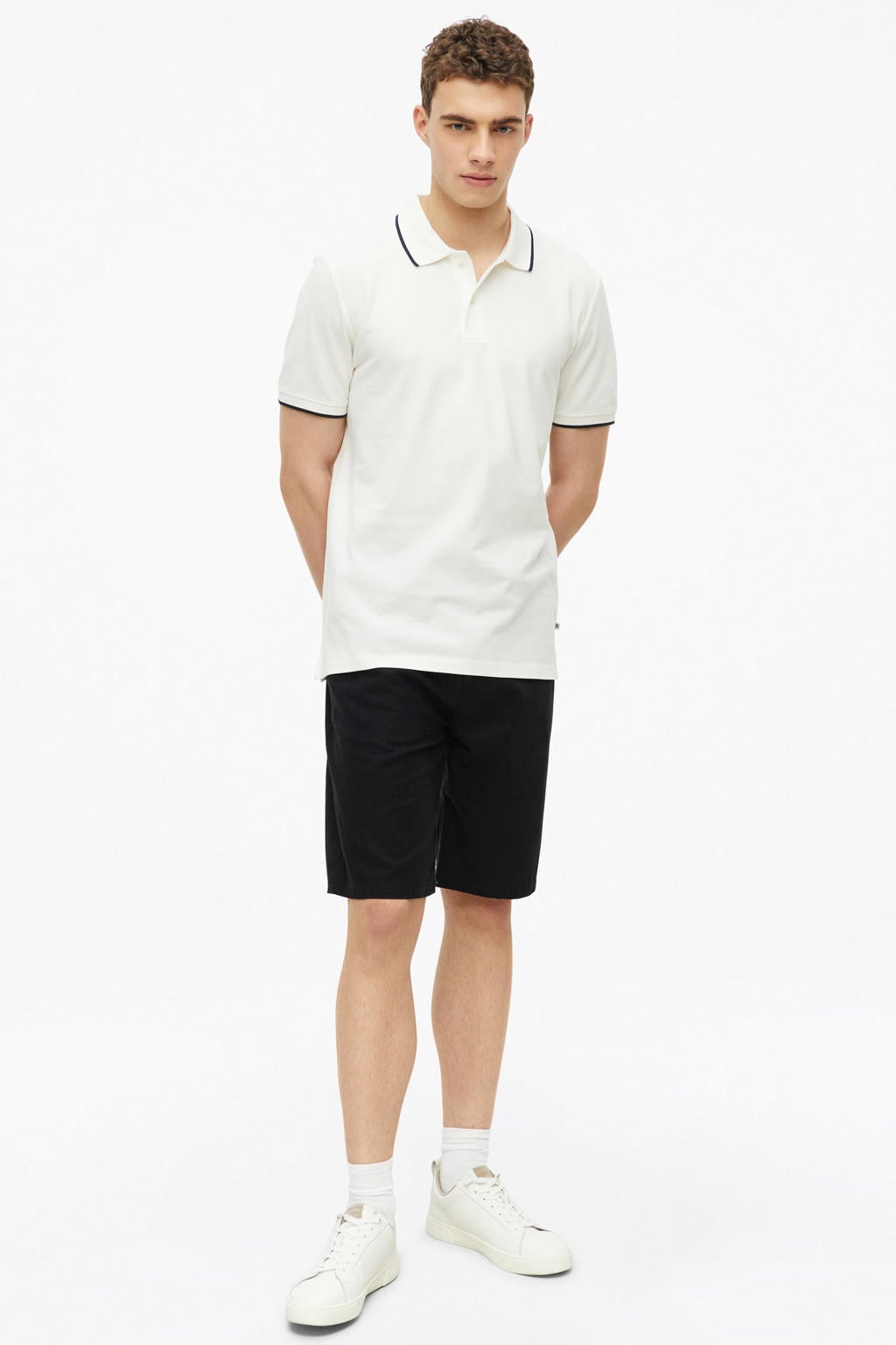 s.Oliver regular polo wit