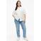 s.Oliver Curve relaxed fit blouse Plus Size - wit