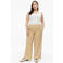 s.Oliver Curve high waist broek beige
