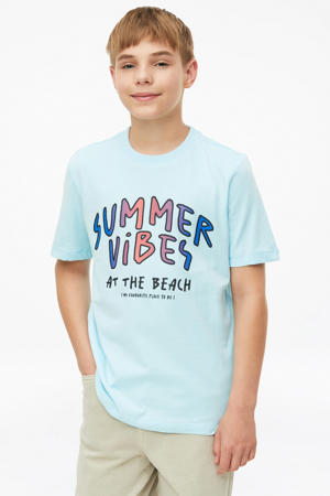 T-shirt lichtblauw