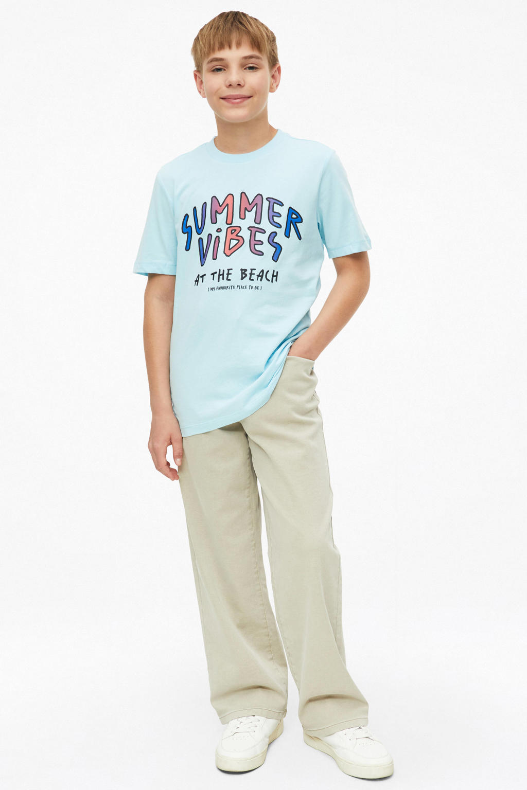 s.Oliver T-shirt lichtblauw