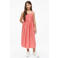 s.Oliver gestreepte maxi jurk roze