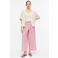 comma cropped broek roze