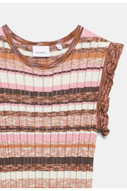 thumbnail: comma gestreepte midi jurk multi