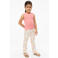 s.Oliver T-shirt rib gebreid roze