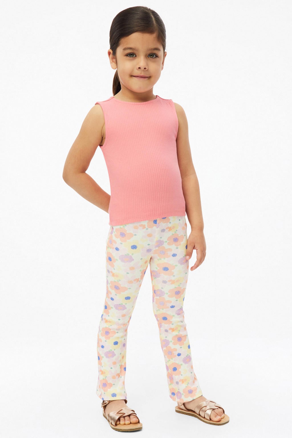 s.Oliver T-shirt rib gebreid roze