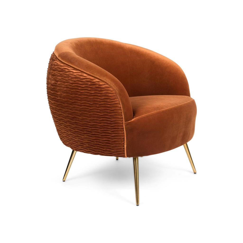 Bold Monkey So Curvy fauteuil oranje