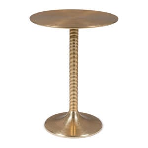 Hypnotising Round bijzettafel goud