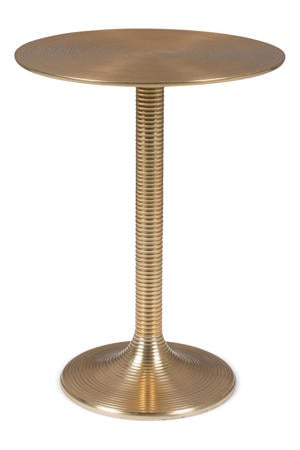 Hypnotising Round bijzettafel goud