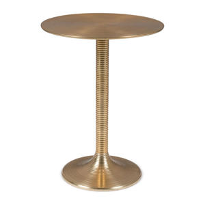 Hypnotising Round bijzettafel goud