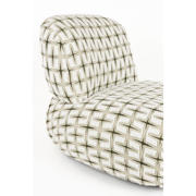 thumbnail: Bold Monkey Ritz Fauteuil Beige Groen Ritz Fauteuil Beige Groen