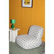 thumbnail: Bold Monkey Ritz Fauteuil Beige Groen Ritz Fauteuil Beige Groen