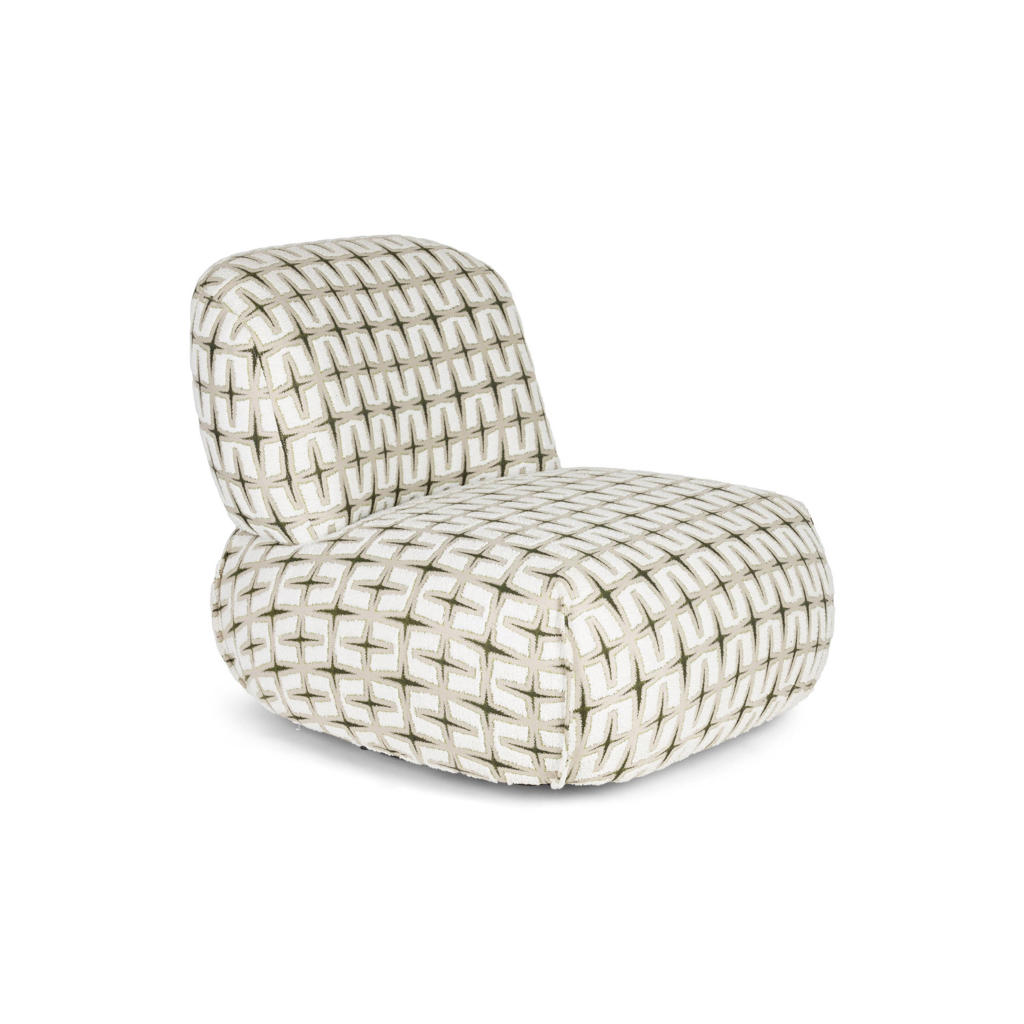 Bold Monkey Ritz Fauteuil Beige Groen Ritz Fauteuil Beige Groen