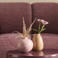 NOUS Living vaas Hazel - roze/bruin (set van 2)