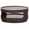 WOOOD WOOOD Sero Salontafel - Metaal/Glas - Bruin - 32x70x70