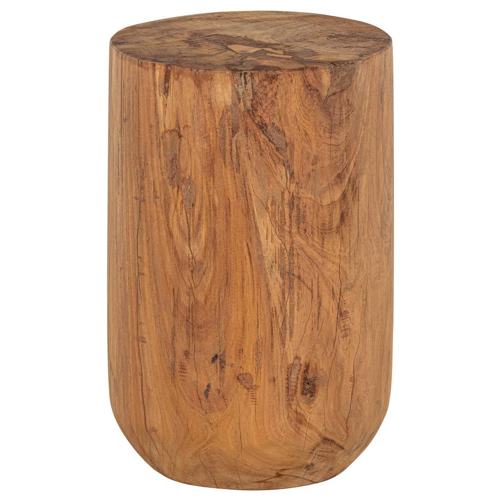 WOOOD WOOOD Viri Bijzettafel - Hout - Naturel - 40x35x35