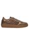 Piedi Nudi Lixi leren sneakers met dierenprint - bruin