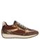 Piedi Nudi Hera leren sneakers met dierenprint - bruin
