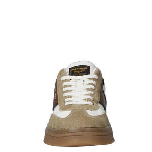 PME Legend CS-11 leren sneakers offwhite/beige